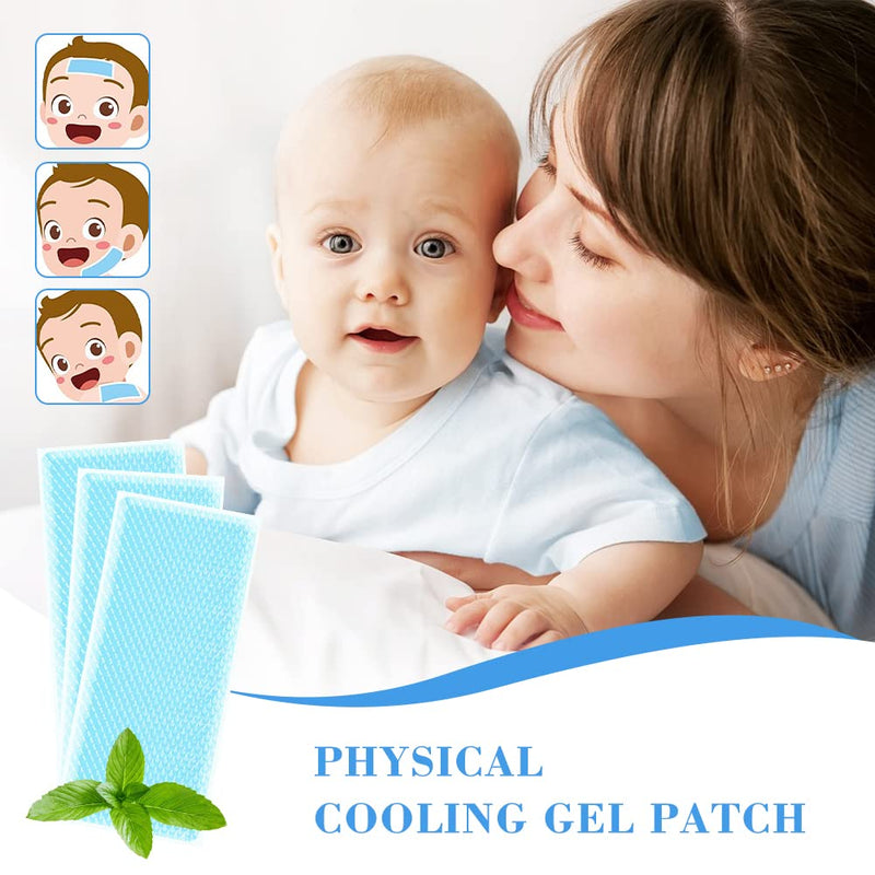 Cooling Plasters, Children'S Fever Plasters, Headaches, Cold Plasters, 30 Pieces, Heatstroke Cooling Plasters, Instant Cold Compress, For Fever Cooling And Other Symptoms - NewNest Australia