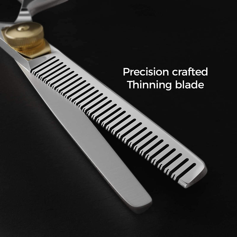 Suvorna Professional Hairdressing Thinning Scissors 6.5 inches - Barber Hair Thinning Scissors for Ladies Men Kids - Hairdresser Thinning Scissors for Hair Salon & Pet Grooming. - NewNest Australia
