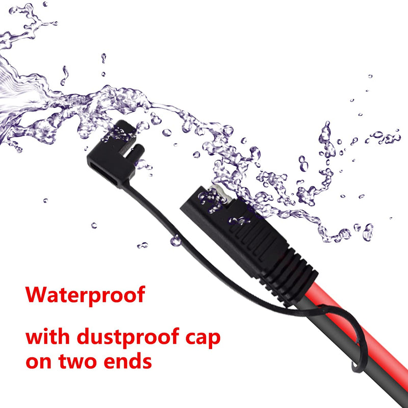 Billion wealth SAE Connector 1 to 1 2 3 4 SAE Connector Extension Cable (10 AWG 1 to 2) 10 AWG 1 to 2 - NewNest Australia