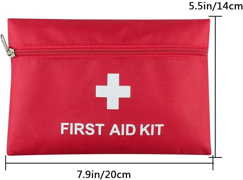 12 Pack Mini First Aid Kit Empty Bag, Travel Empty First Aid Kit Pouch Bag for Emergency at Home, Office, Car, Outdoors, Boat, Camping, Hiking(Bag Only) 12 Pack 7.9"x5.5" - NewNest Australia