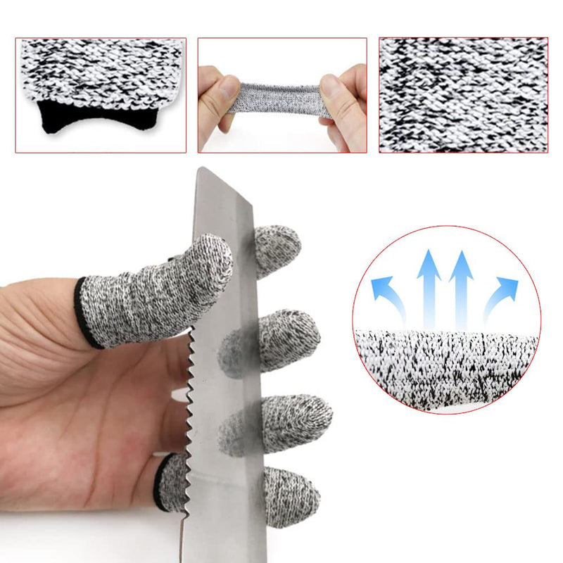 Dtoterul Cut Protection Finger Cots Pack Of 40 Cut Protection Finger Cots Finger Protection Cover Thumb Protection Thumb Finger Protection Non-Slip Cut Resistant Finger Beds Thumb Protection Cover Thumb Protection - NewNest Australia