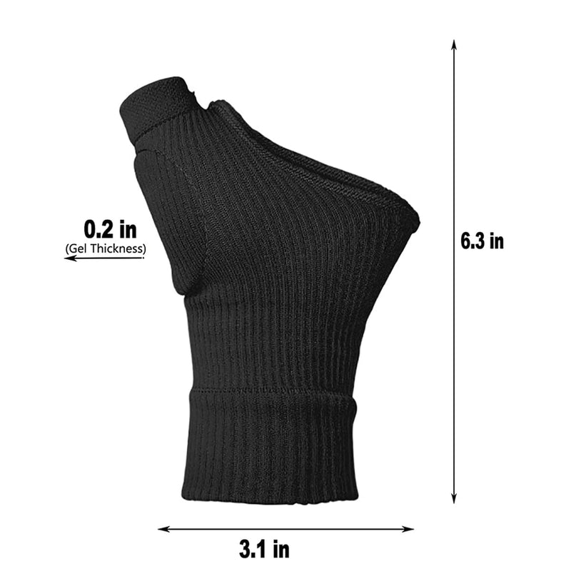 Therapy Arthritis Compression Gloves, Fingerless Glove with Gel, Comfortable Carpal Tunnel Splint for Relieving Pain in Hand, Wrist, Thumb and Joints - NewNest Australia