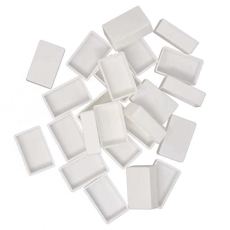 Honbay 24PCS Plastic Empty Watercolor Paint Pans Full Pans (White) White - NewNest Australia