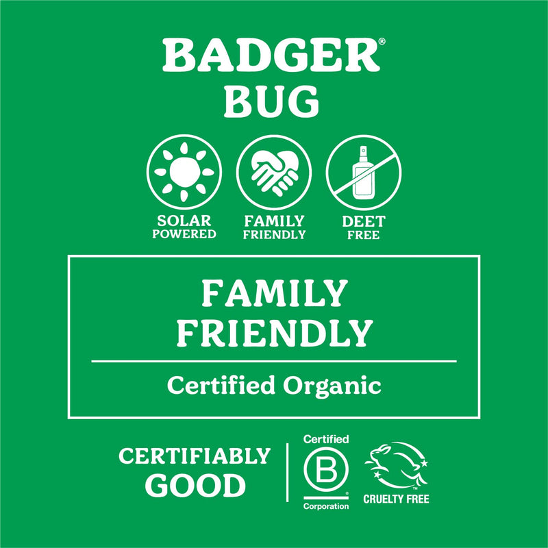 Badger - Anti-Bug Shake & Spray, DEET-Free Natural Bug Spray, Eco-Friendly, Certified Organic Mosquito Spray, Great for Kids, Insect Repellent, 2.7 Fl Oz - NewNest Australia