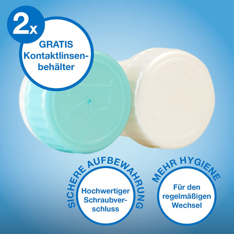 Meinelinse (Formerly Oculsoft) Solo All-In-One Solution 2 X 360Ml Double Pack Of Care Products For Contact Lenses - Cleaning In Just 5 Minutes - Contact Lens Fluid For Soft Contact Lenses - NewNest Australia