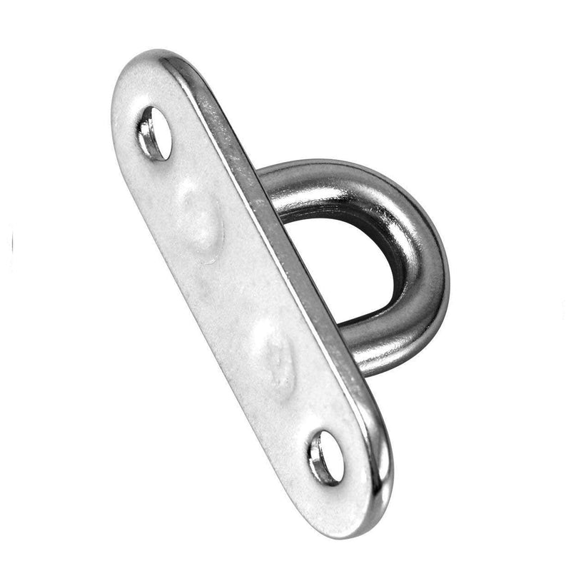 8 Pcs 1.8 Inch 304 Stainless Steel Ceiling Hooks Pad Eyes Plate Marine Hardware Hooks with Screws 1.8 x 0.6 Inch - NewNest Australia