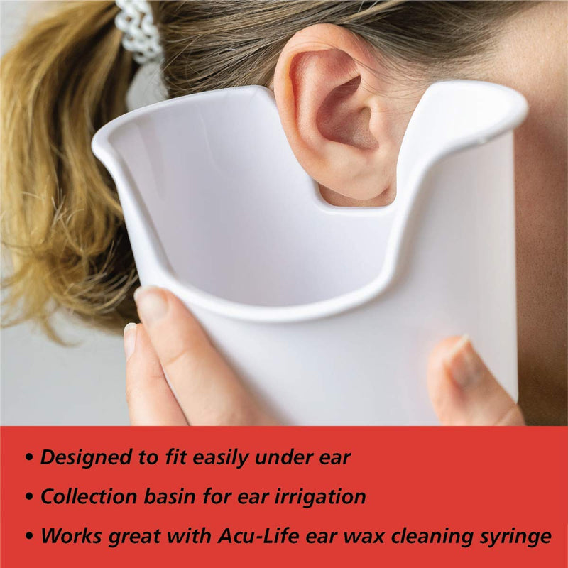 EZY DOSE Ear Wash and Ear Wax Remover Basin, White, 3 Count 3-Count Ear Basin - NewNest Australia