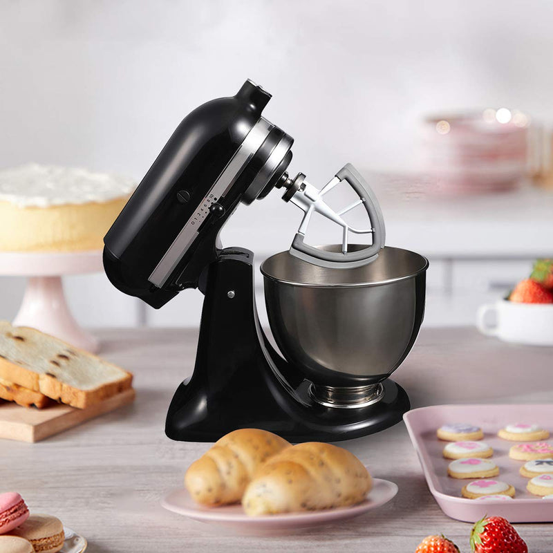 Flex Edge Beater for KitchenAid Tilt-Head Stand Mixer, 4.5-5 Quart Flat Beater Paddle with Flexible Silicone Edges Bowl Scraper - NewNest Australia
