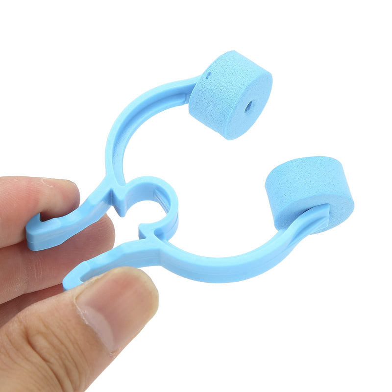 Nose Clip, Nose Clips, Lung Function Test, Breathing Training, Lung Capacity Test, Disposable Nose Clips In Light Blue With Padding For Spirometer, Spirometry Test, Cosmetics - NewNest Australia