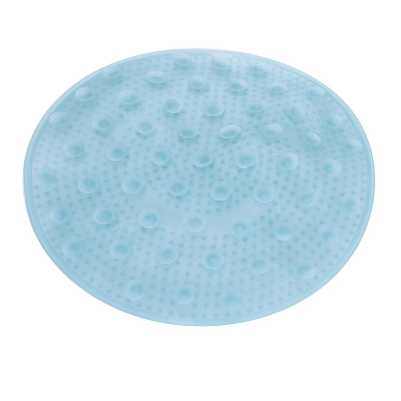 Silicone Foot Scrubber Mat Non-slip Foot Washer With Strong Suction Cups Back Foot Massage Mat Cleaner Brush Shower Foot Rest for Bathing Bathtub Dead Skin Remover Relieve Tired Blue - NewNest Australia