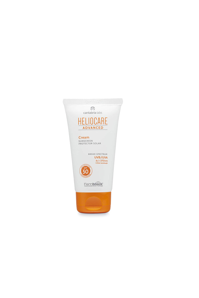 Heliocare Advanced Cream SPF 50 50ml / Sun Cream For Face / Daily Uva and Uvb Anti-Ageing Sunscreen Protection / Combination, Dry and Normal Skin/ Matte Finish - NewNest Australia