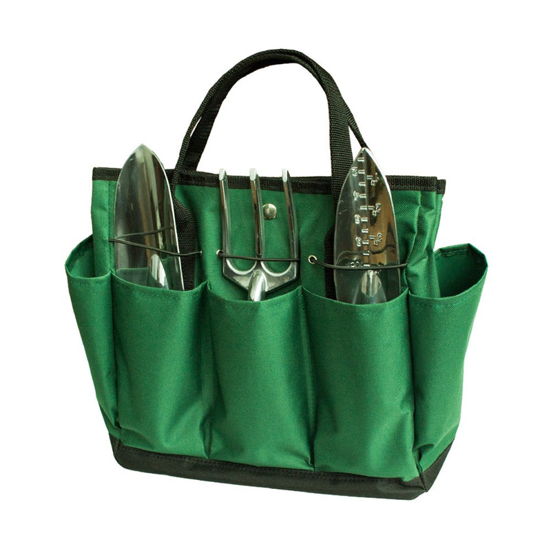 Gfuny Garden Tote, Garden Tote Bag with Pockets (8 Pockets), Garden Tote Large Organizer Bag with Side Pockets & Handles (Tools Not Included - Dark Green) A- Garden Tote Bag - NewNest Australia