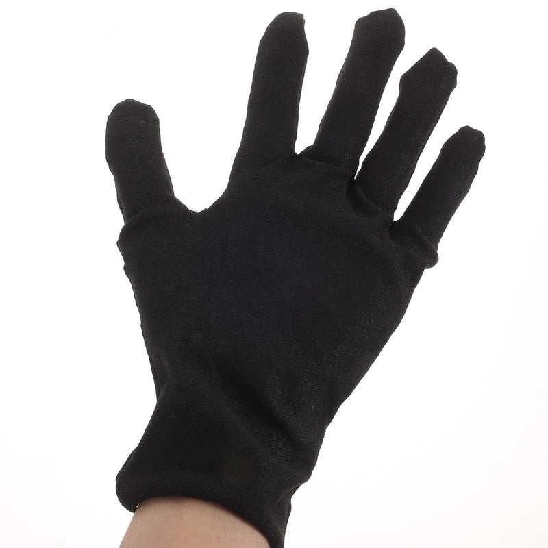 HEALLILY 12 Pairs Working Gloves Cotton Gloves Reusable Cleaning Gloves Adults Protective Gloves Labor Supply for Industrial Labor Gardening Black L - NewNest Australia