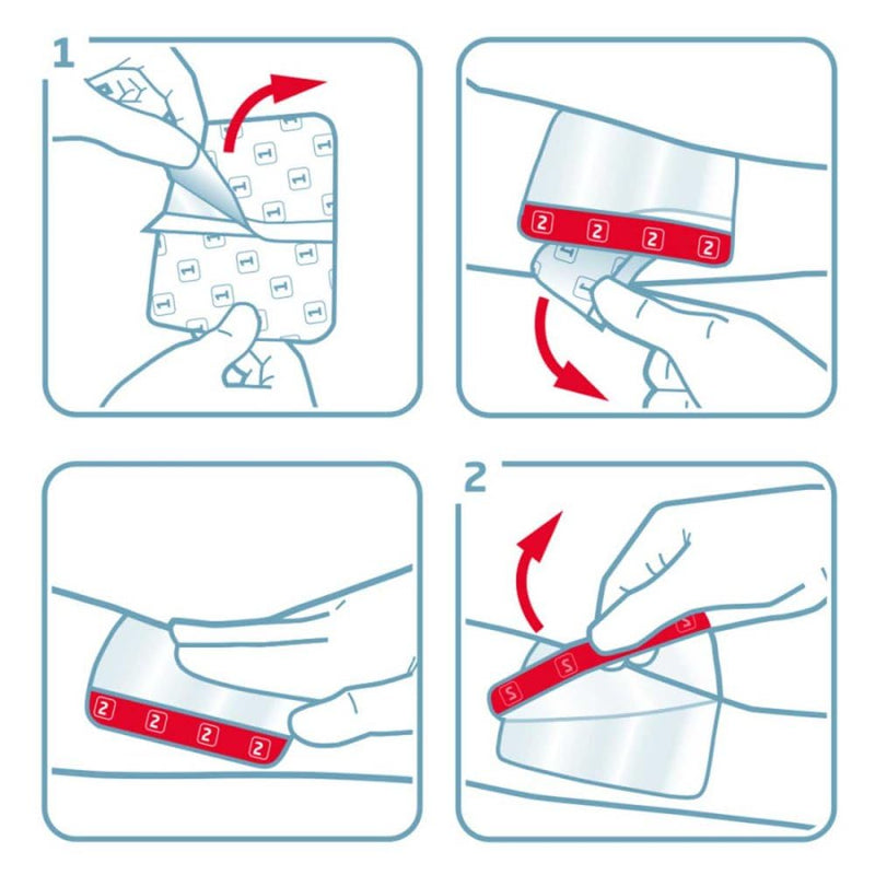 Leukomed T skin sensitive sterile 8x10 cm 5 pieces - NewNest Australia
