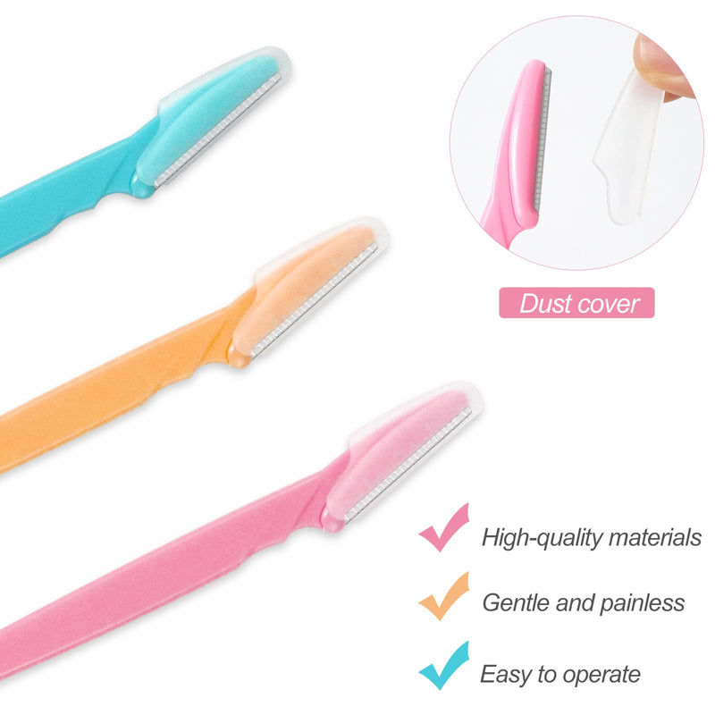 Sularpek Pack of 9 eyebrow razors, eyebrow shapers, facial razors for women, multi-purpose peeling face razors, for facial and body eyebrows for women - NewNest Australia