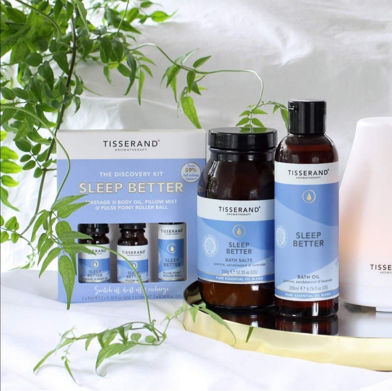 Tisserand Aromatherapy | Sleep Better | Aromatherapy Bath Oil for Restorative Sleep With Lavender, Jasmine & Sandalwood | 100% Pure Essential Oil Blend | 200ml 200 ml (Pack of 1) - NewNest Australia