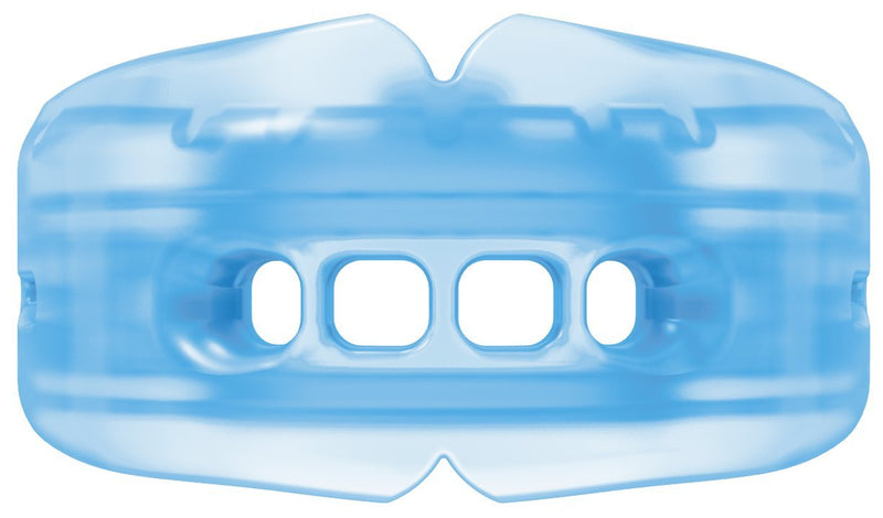 Shock Doctor Double Braces Mouth Guard. Upper and Lower Teeth Protection. Mouthguard No Boil / Instant Fit. For Youth, Teenager, Kids and Adults. Mouth Piece OSFA 12+ yrs STRAPLESS Blue - NewNest Australia
