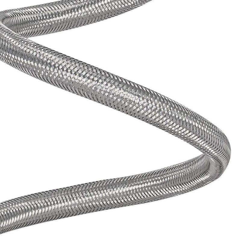 Eastman 48094 Flexible Toilet Connector, Stainless Steel Braided Hose with Ballcock nuts, 7/8-inch B/C x 1/2-inch Compression Inlet, 16-Inch Length 16" Length - NewNest Australia