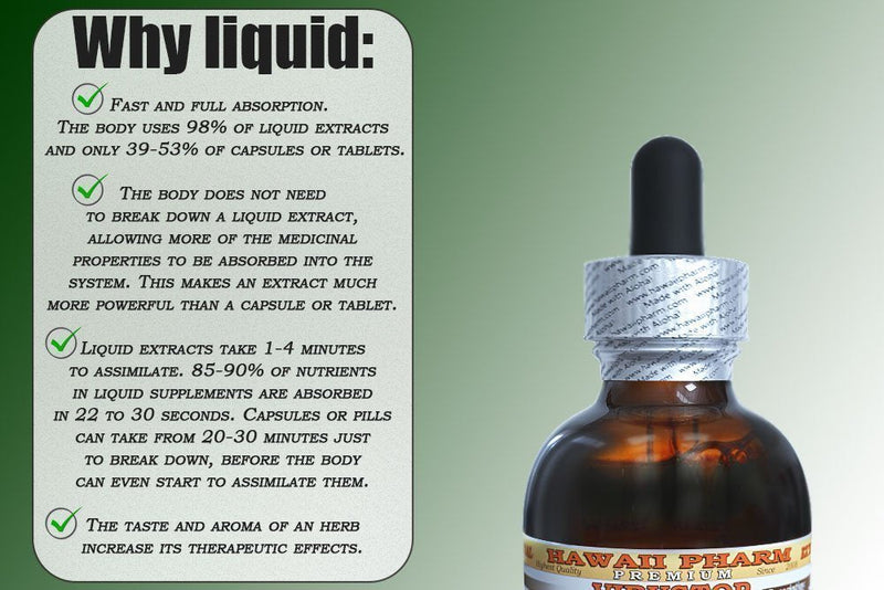 Marshmallow Alcohol-Free Liquid Extract, Organic Marshmallow (Althaea officinalis) Dried Leaf Glycerite Natural Herbal Supplement, Hawaii Pharm, USA 2 oz 2 Fl Oz (Pack of 1) - NewNest Australia