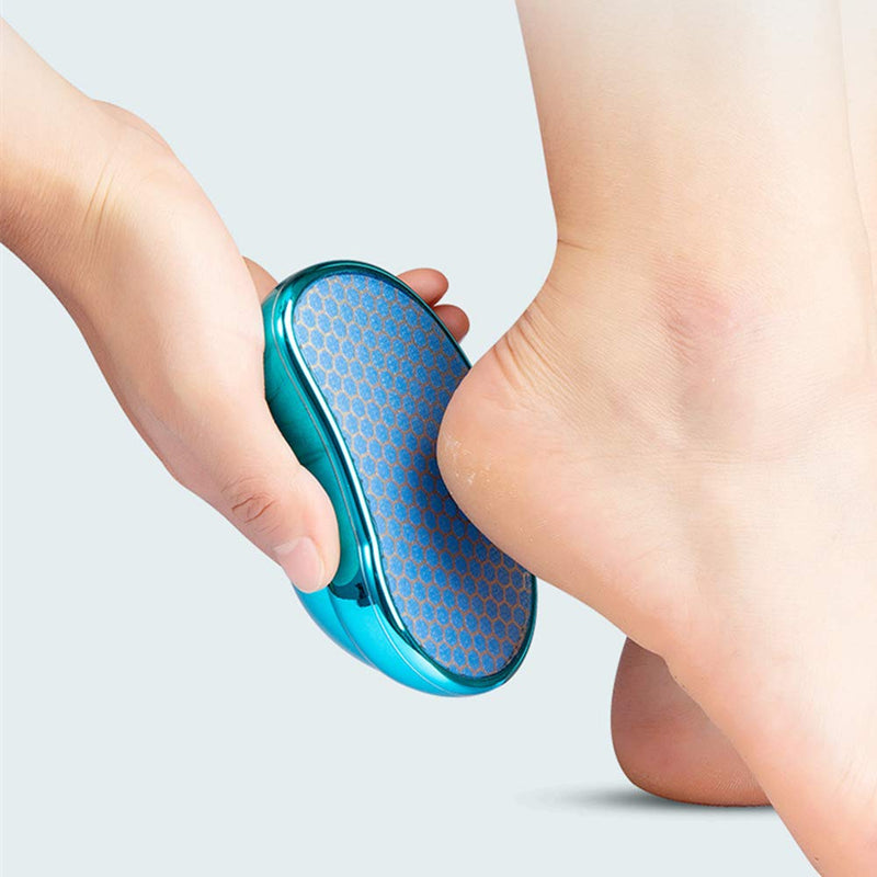 Ruichicoo Nano Glass Foot File， Reusable Nanotechnology Dead Skin Callus Remover Pedicure Tools (Blue) Blue - NewNest Australia