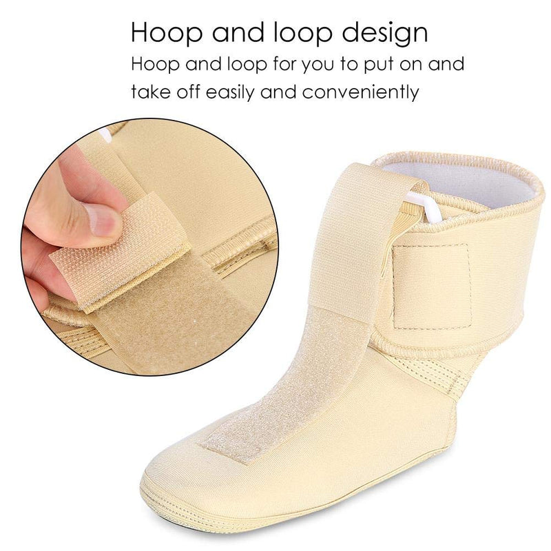 Ankle Joint Support Adjustable Foot Drop Orthotics Brace Foot Breathable Non-slip Adjustable Compression Socks Foot Support Sleeve Stabilizer Wrap for Pain Relief Splint(S) S - NewNest Australia