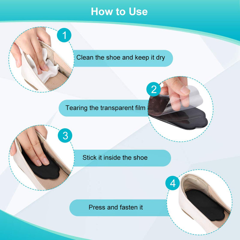 Haofy Heel Inserts Heel Cushion Supination Insoles, Heel Cups Lateral Inner Heel Wedge Insert for O/X Type Leg, 2 Pairs Heel Gel Support Pads Orthopedic Insoles for Supination and Pronation S - NewNest Australia