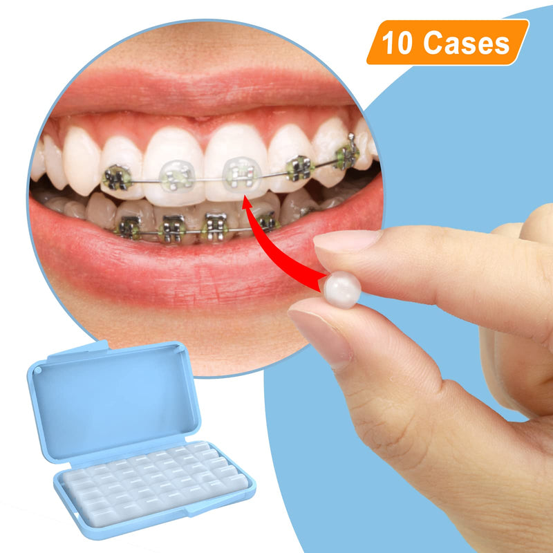 10 Boxes Dental Wax, BVN Orthodontic Wax, Dental Wax for Braces, Braces Wax, Wax for Braces, Teeth Wax, Orthodontic Wax for Braces, Relief Wax for Dental Brace Wearer and Patients for Oral Care 10 Boxes Dental Wax - NewNest Australia