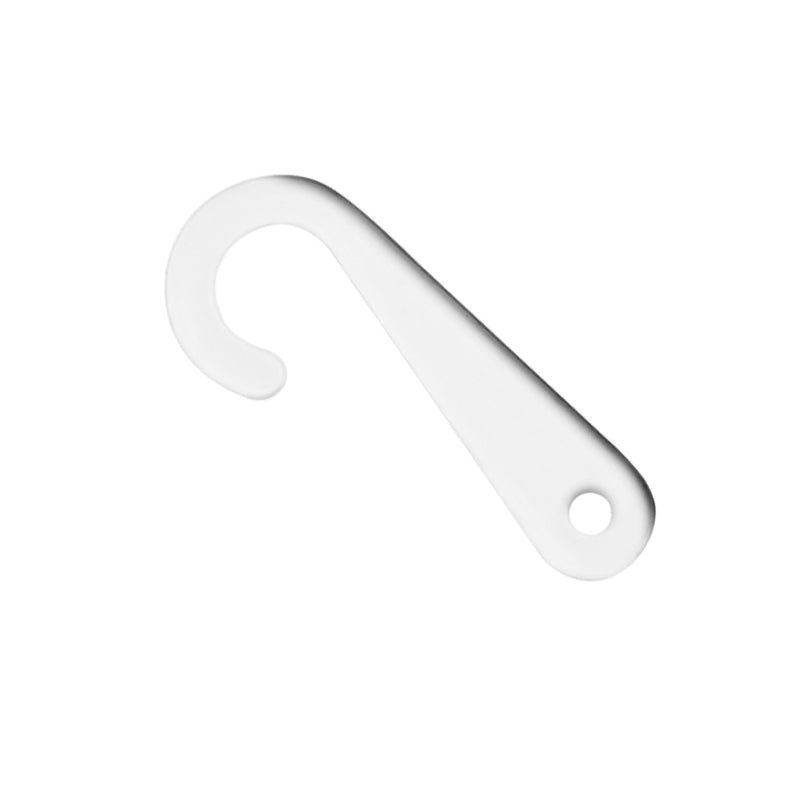 NewNest Australia - BCP 1000 Pieces Plastic J-Hooks for Socks Retail Display Hanger 1.8 inch 