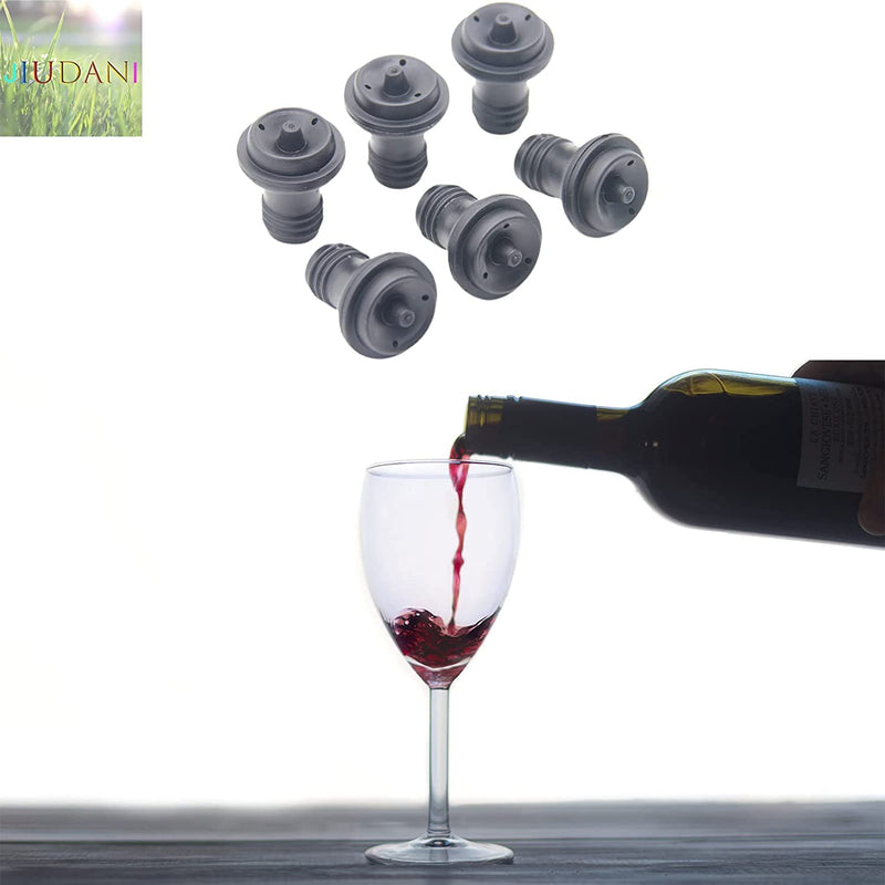 Wine Saver Vacuum Stoppers 24 Pack Rubber Wine Stoppers for Wine Saver Vacuum Pump Preserver, Bottle Rubber Corks to Preserve Wine Flavor Best Wine Air Vacuum Stoppers to Keep Wine Fresh 24Pcs Black - NewNest Australia