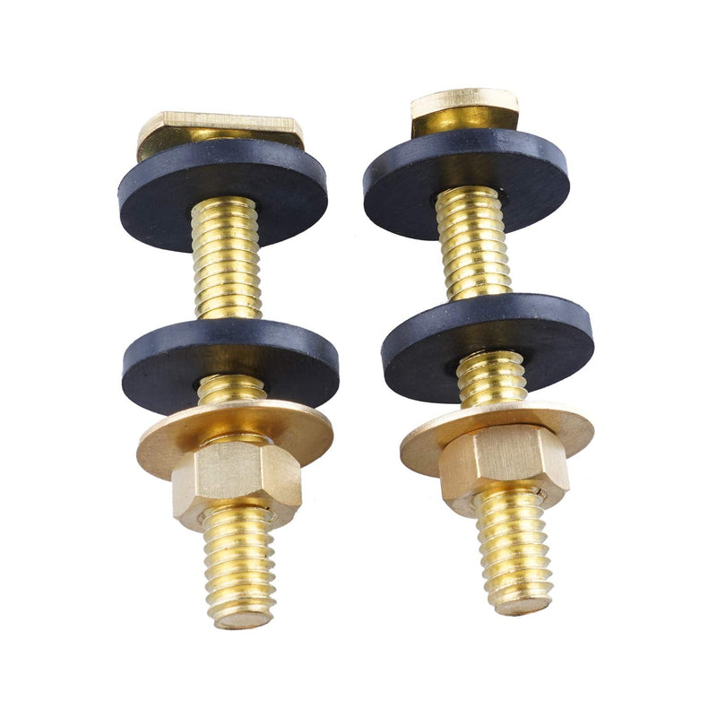 Toilet Wax Ring Kit, Toilet Bowl Wax Ring with Brass Closet Bolts, Bolt Caps, PE Flange and Extra Retainers, Thick Wax Ring Gasket for Toilet Bowl- Gas, Odor and Watertight Seal 26MM - NewNest Australia