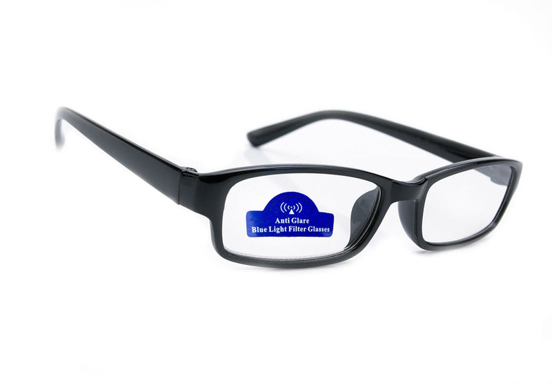 MFAZ Morefaz Ltd Slim Women's Men's Reading Glasses +0.50 +0.75 +1.0 +1.5 +2.0 +2.5 Blue Light Filter Glasses Anti-Glare, Scratch-Resistant Lens Computer TV Anti Glare +0.5 Black - NewNest Australia