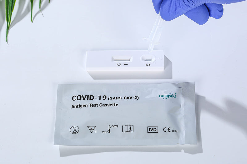 Europapa 5 X Corona Lay Test Self-Test Covid-19 Antigen Test For Sars-Cov-2 Quick Test For Self-Use Test Cassettes Sample Swabs Antigen Extract Individually Packed - NewNest Australia