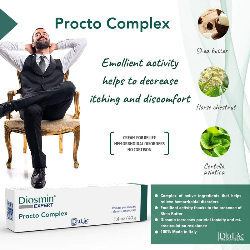 Natural Hemorrhoid Cream Dulàc Rich in Bioflavonoids and Shea Butter, Piles Treatment Cream Useful for Microcirculation and for Relieving Itching and Discomfort, Without CORTISONE - NewNest Australia