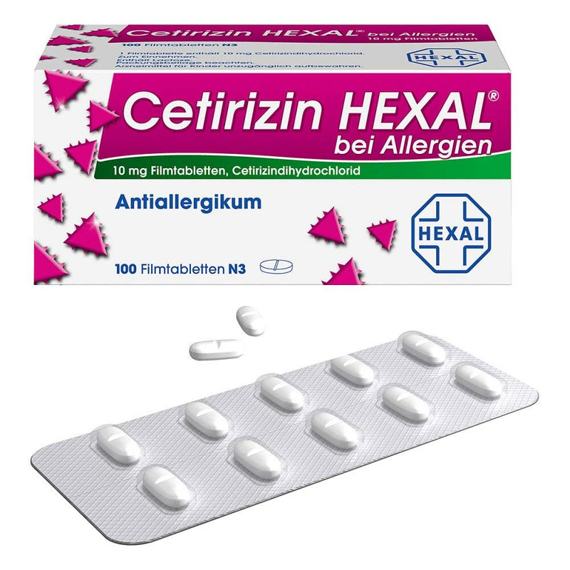 Cetirizine Hexal for allergies, 100 pieces - NewNest Australia