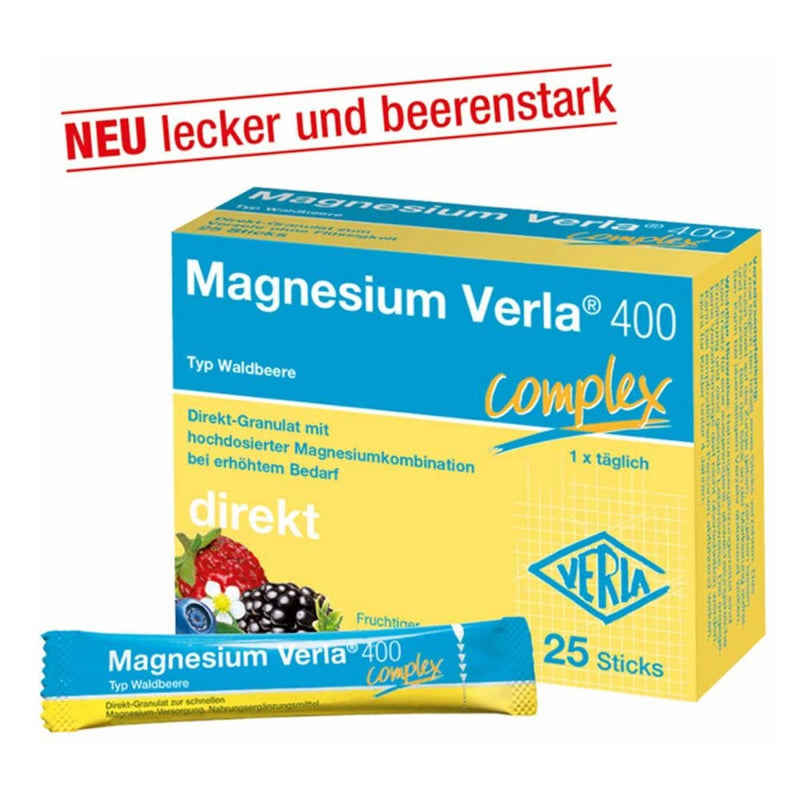 Magnesium Verla 400 Wild Berry Direct Granules 25 pcs - NewNest Australia