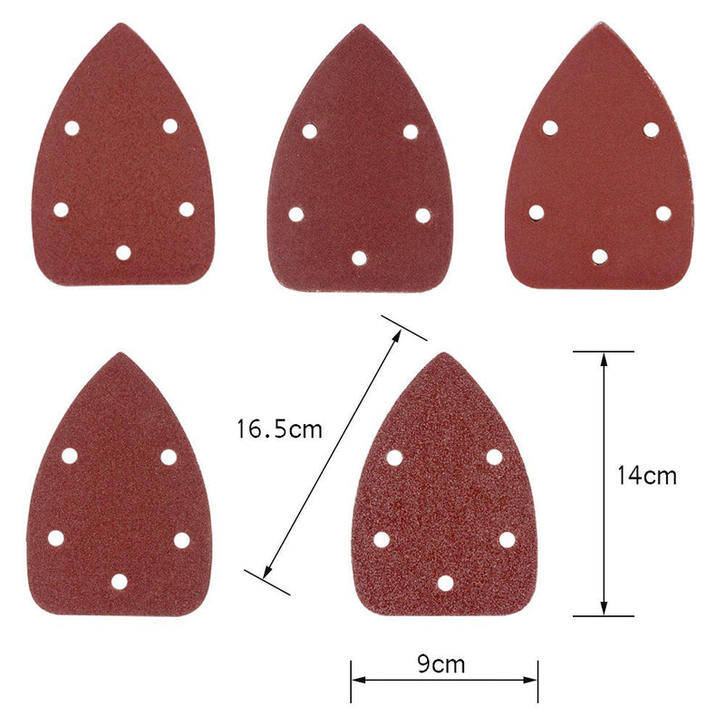 Coceca Mouse Detail Sander Sandpaper Sanding Paper Assorted 35pcs 120Grits & 15pcs 240Grits Mouse Sandpaper 50pcs: 35pcs 120grit+15pcs 240grit - NewNest Australia