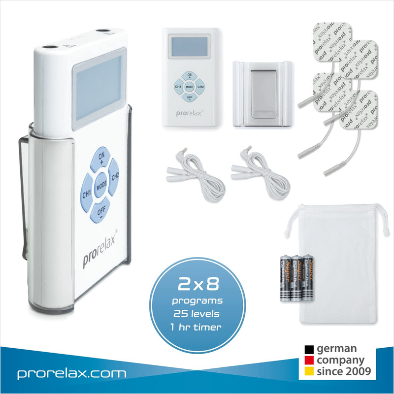 prorelax TENS/EMS Duo | Electrostimulation device | 2 therapies with one device | Natural therapy against chronic pain and for muscle building Modern - NewNest Australia
