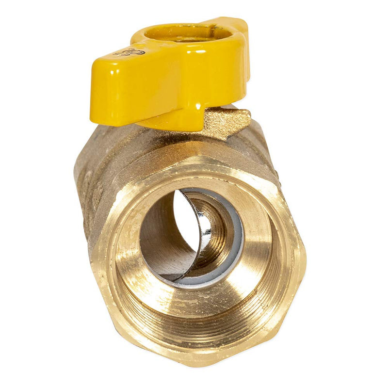 EZ-FLO 60013 Brass Gas Ball Valve with 1/4-Turn Handle, 1" FIP - NewNest Australia