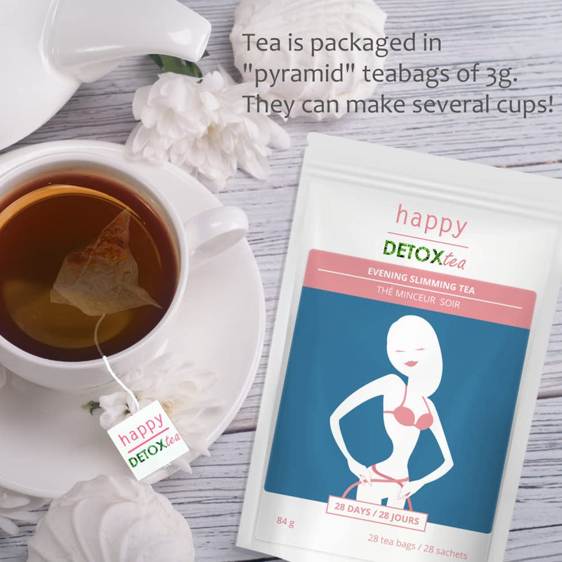 Happy Detox Tea - slimming tea - 4 weeks - 28 tea bags - NewNest Australia