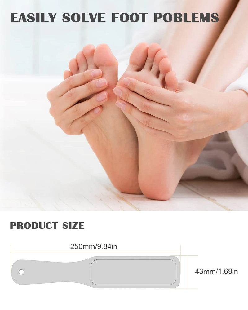 Fvion Callus Remover - 2-In-1 Nano Glass Callus Rasp With Mirror, Professional Callus File For Wet & Dry Feet, Foot Rasp For Hard And Dead Skin, Foot Care Safe & Fast - NewNest Australia