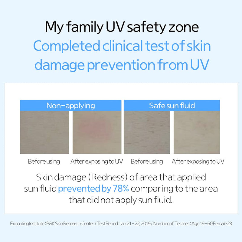 THANKYOU FARMER Safe Sun Fluid AGE 0880 SPF50+ PA++++ | Reef Safe, Face & Body, Sensitive Skin | 3.51 Fl Oz (100ml) - NewNest Australia