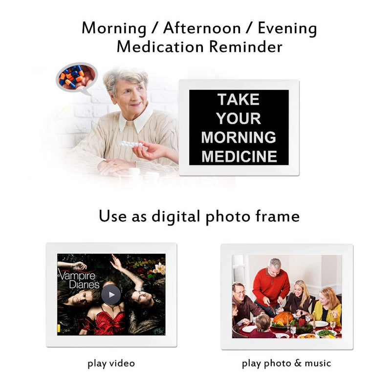 NewNest Australia - 【Newest Version】 Digital Day Clocks 8 Alarms Auto-Dimming Extra Large Day and Date Calendar Dementia Clocks for Seniors Elderly Vision Impaired Memory Loss 