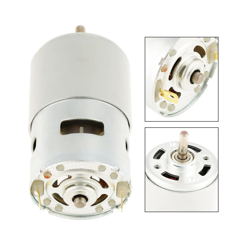 DC Motor, 775 12V 12000RPM High Speed Miniature DC Brushed Motor for Electric Power Tool Suitable for Power Tools, Electric Screwdriver, Electric Fan Toys, Juice Machine, Paper Shredder - NewNest Australia