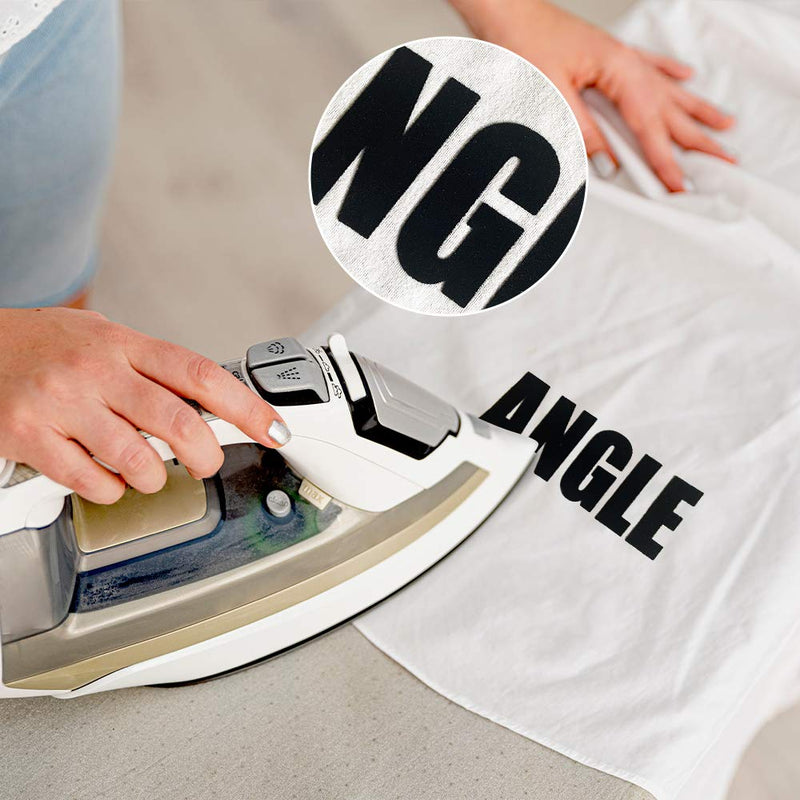 Magfok Iron-on Letters 2 Inch Transfer, 18 Sheet (Black) Black - 18 Sheet - NewNest Australia