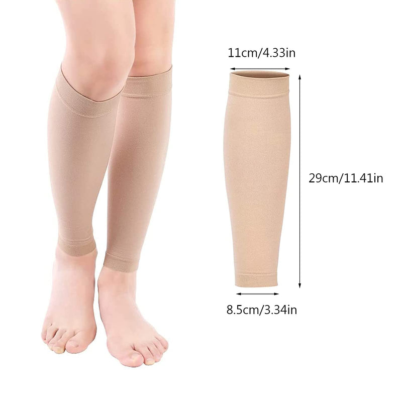 2 Pairs Of Compression Stockings, Support Stockings, Without Foot Compression Stockings, Calf Compression Socks, For Varicose Veins, Shin Splint, Swelling Of The Legs - NewNest Australia