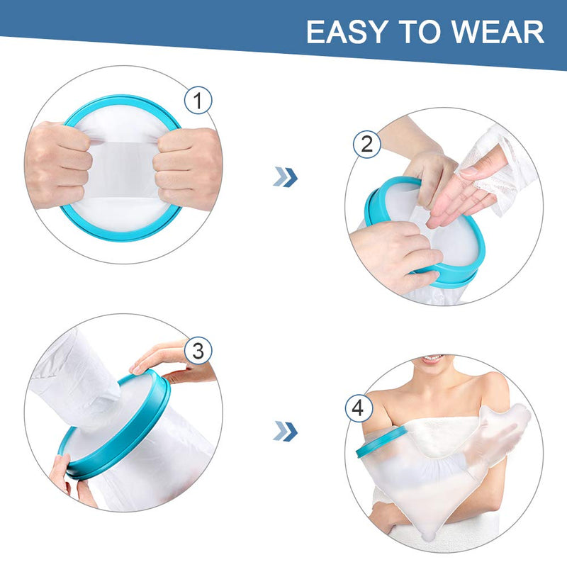 Waterproof Arm Protector, Waterproof Cast Protection, Bandage Protection, Arm Cast Covers, Waterproof Cover Full Arm Cast Protection, Waterproof Seal Keep Wound And Dressing Dry - NewNest Australia