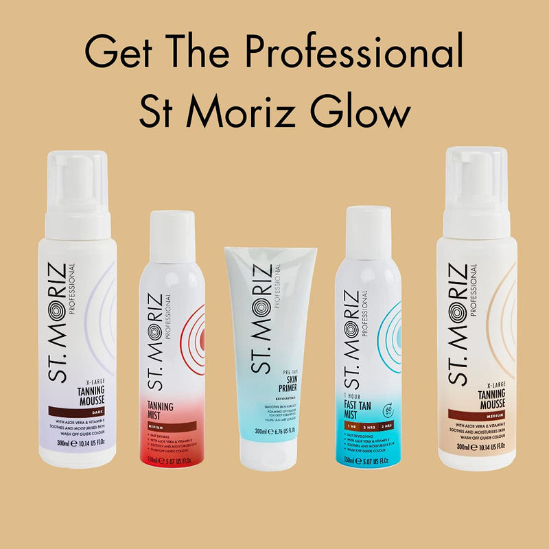 St Moriz Original Instant Tanning Mousse Fast Drying Vegan Fake Tan, Medium, 200 ml - NewNest Australia