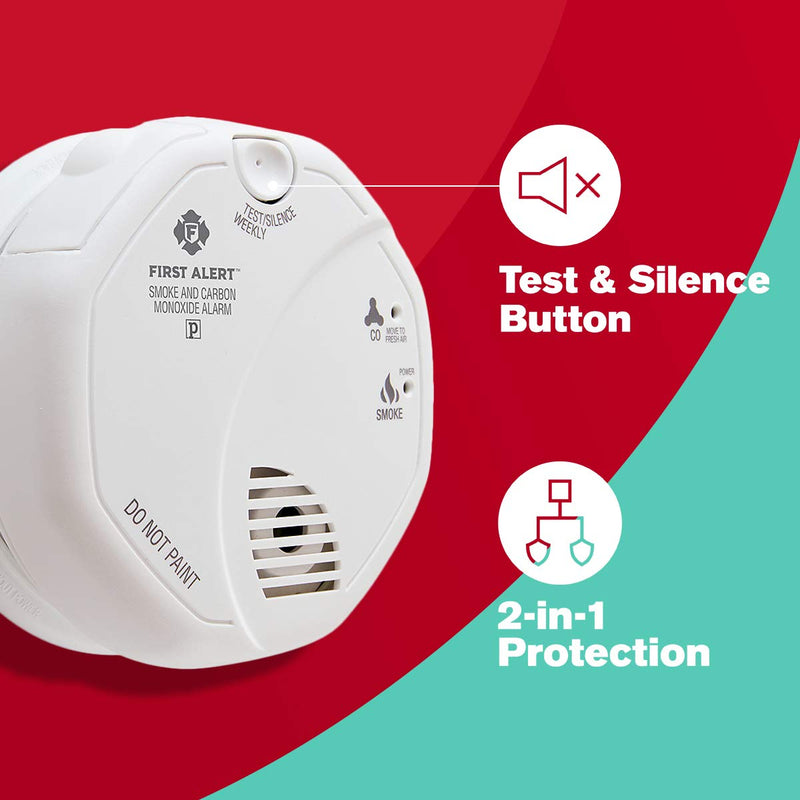 First Alert SCO5CN Combination Smoke and Carbon Monoxide Detector, Battery Operated 1 Pack - NewNest Australia