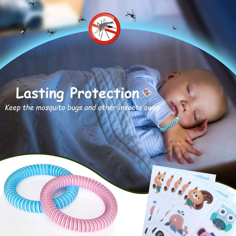 BuggyBands 120 Pack Mosquito Patches Stickers for Adult Kids, Resealable Stickers with 2Pack Mosquito Bracelet, Mosquito Patches for Kids, Mosquito Patches Stickers for Outdoor Camping & Travel - NewNest Australia