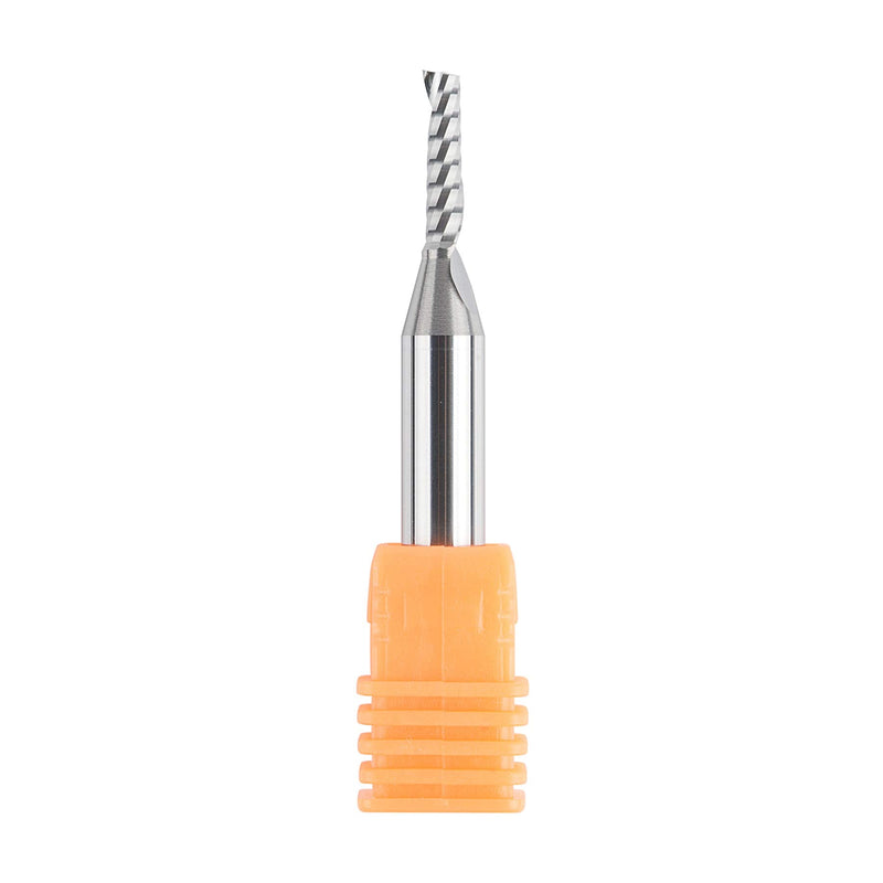 SpeTool O Flute UpCut 1/8" X 1/2" Carbide End Mill Single Flute Spiral CNC Router Bit Aluminum Acrylic Woodworking Cutter - NewNest Australia